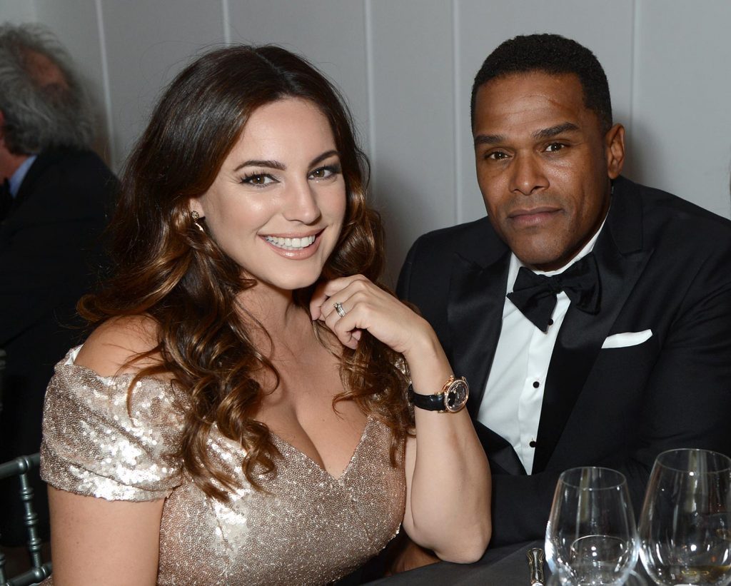 Actress Kelly Brook and Maxwell