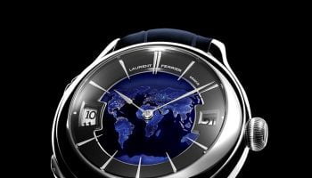 Laurent Ferrier Galet Traveller Globe Night Blue