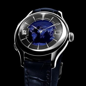 Laurent Ferrier Galet Traveller Globe Night Blue