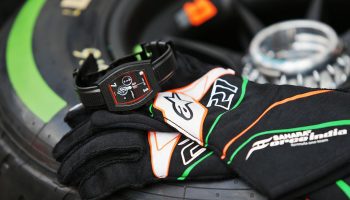 Felio Siby in the design driver seat with Sahara Force India F1