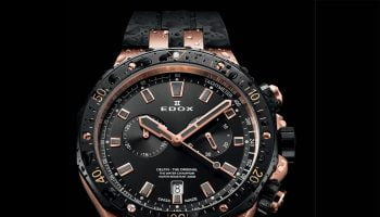 Edox Delfin Chronograph Rose PVD