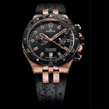Edox Delfin Chronograph Rose PVD