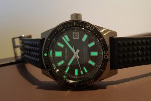 The Seiko Prospex Diver SLA017, based on the first Seiko Diver 6217 from 1965.