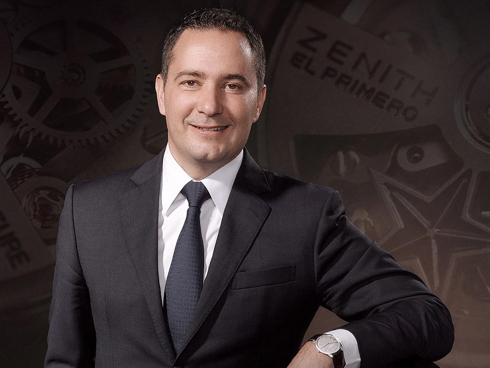 Julien Tornare is de nieuwe CEO van Zenith 0024 WatchWorld