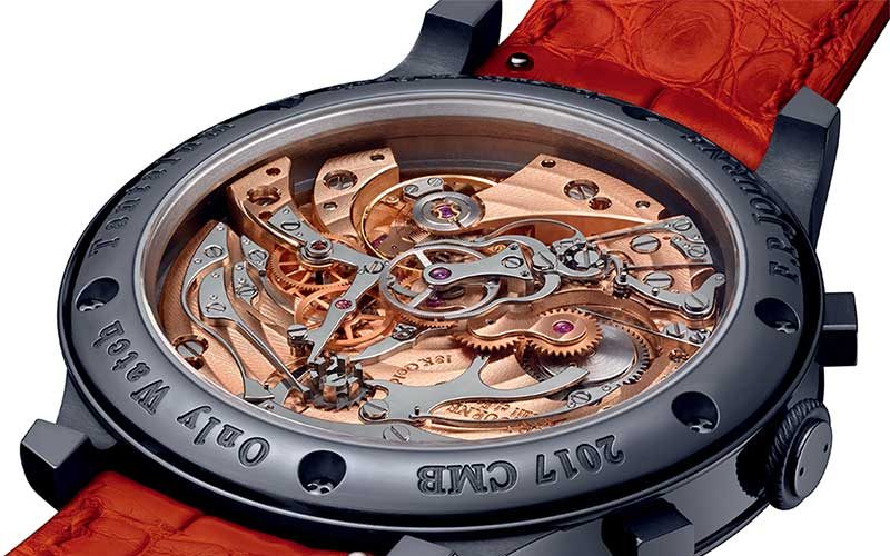 Chronographe Monopoussoir Rattrapante Bleu