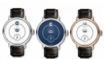 IWC presented the Tribute to Pallweber Edition 150 Years wristwatch