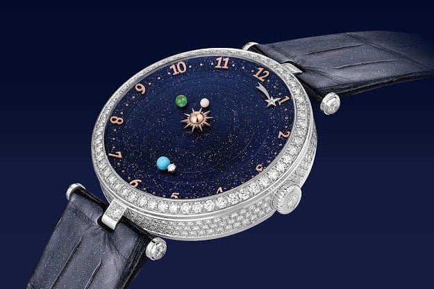 The Lady Arpels Planétarkium illustrates the sun and the closest planets