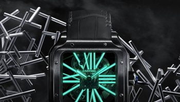 Cartier Santos de Cartier Skeleton Noctambule Watch