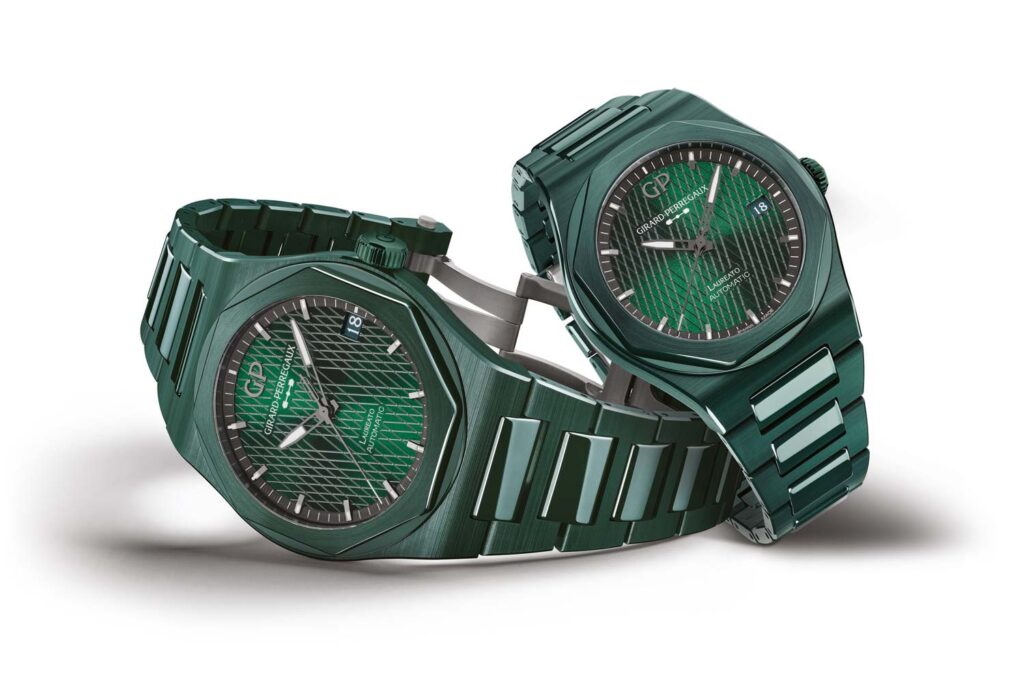 Girard-Perregaux Laureato Green Ceramic Aston Martin Edition