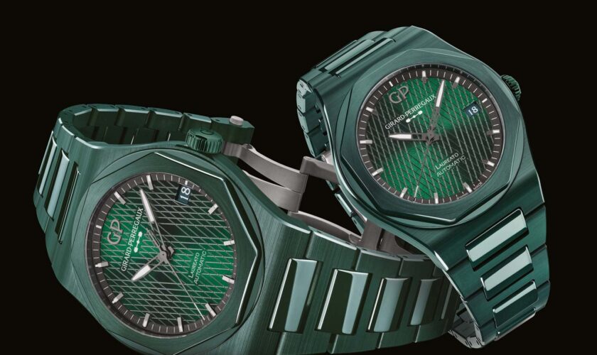 Girard-Perregaux Laureato Green Ceramic Aston Martin Edition