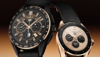TAG Heuer Connected 45 mm Bright Black Edition en de Connected 42 mm Golden Bright Edition
