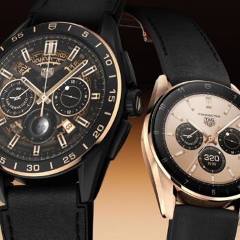 TAG Heuer Connected 45 mm Bright Black Edition en de Connected 42 mm Golden Bright Edition