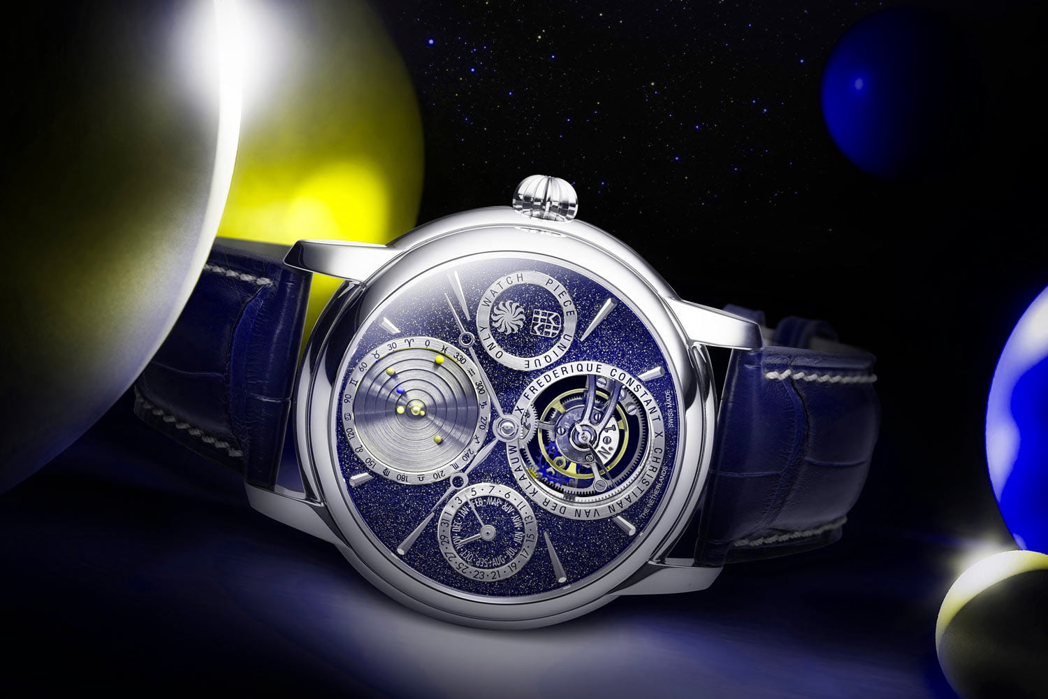 Frederique Constant x CVDK: Tourbillon Planetarium Only Watch 2023
