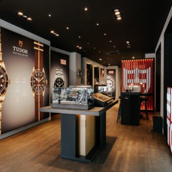 TUDOR pop-upboetiek in het Belgische Knokke