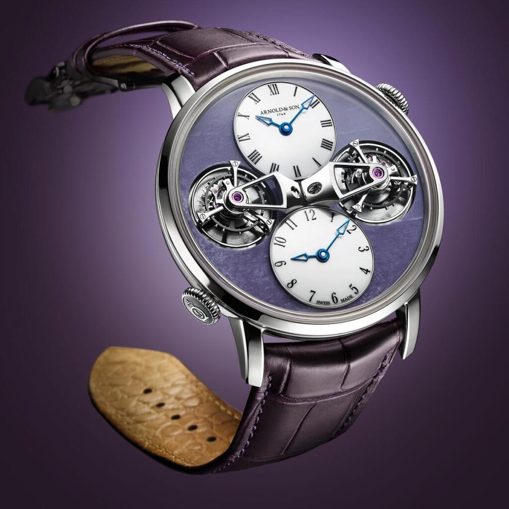 Arnold & Son Double Tourbillon Charoite