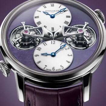 Arnold & Son Double Tourbillon Charoite