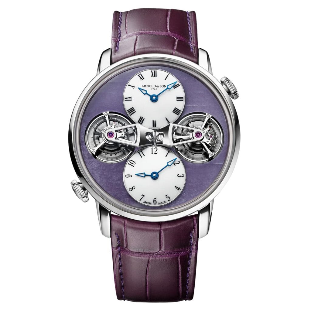 Arnold & Son Double Tourbillon Charoite 