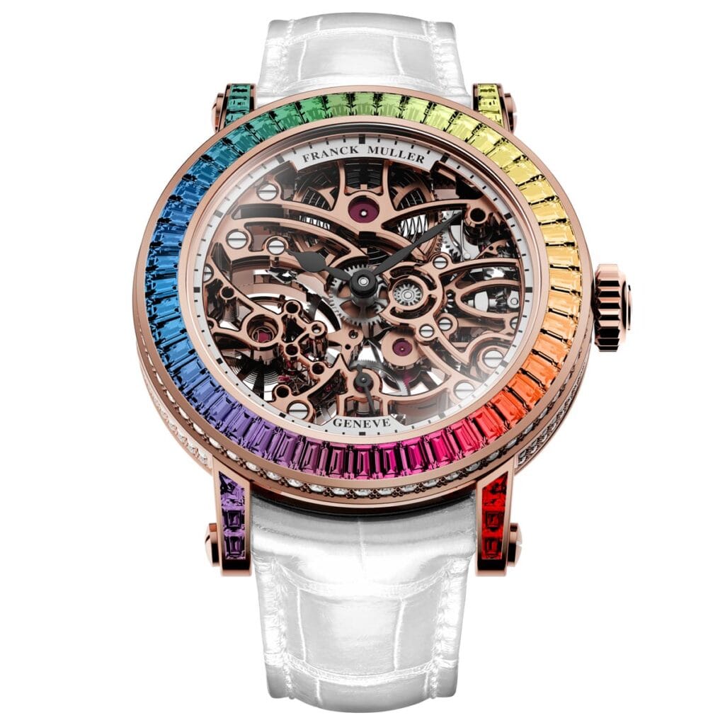 Franck Muller Round Skeleton Baguette 31mm