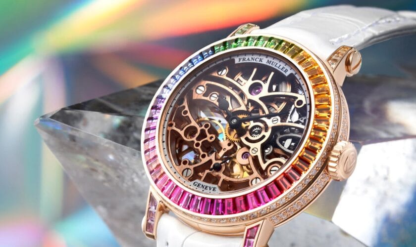 Franck Muller Round Skeleton Baguette 31mm