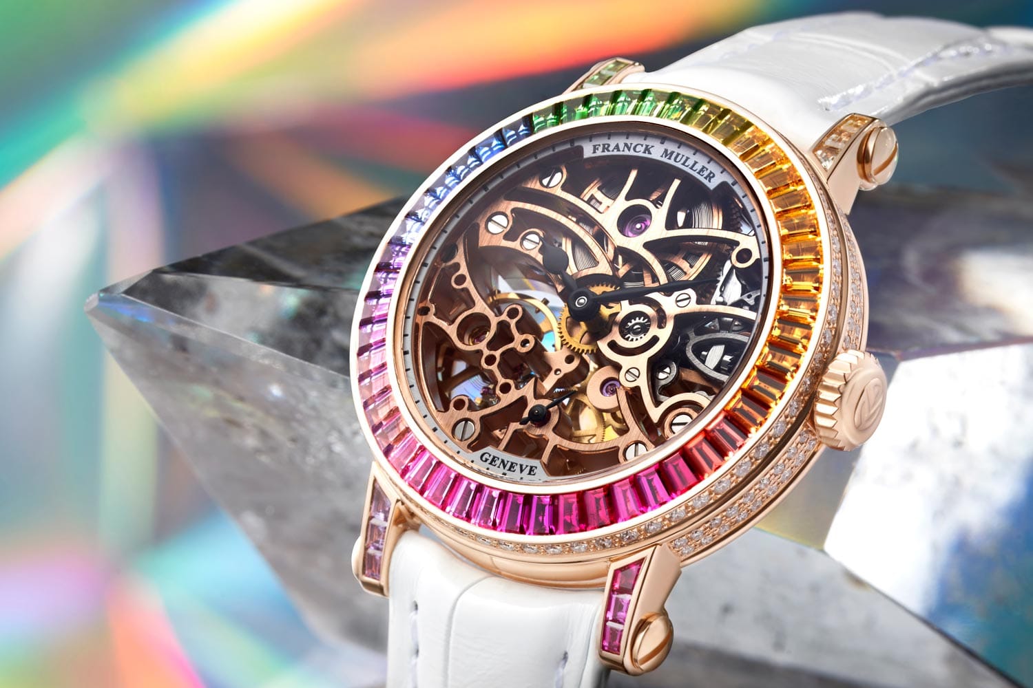 Franck Muller Round Skeleton Baguette 31mm