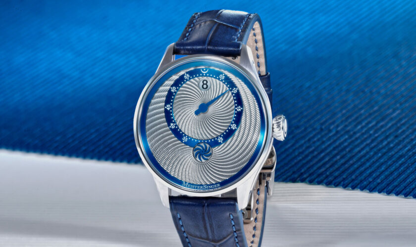 MeisterSinger Souscription Panthero Jumping Hour Guilloché